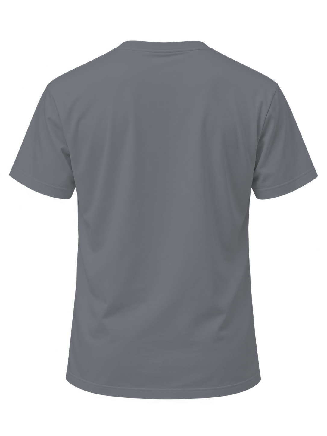 01 Concrete Grey T-shirt back view