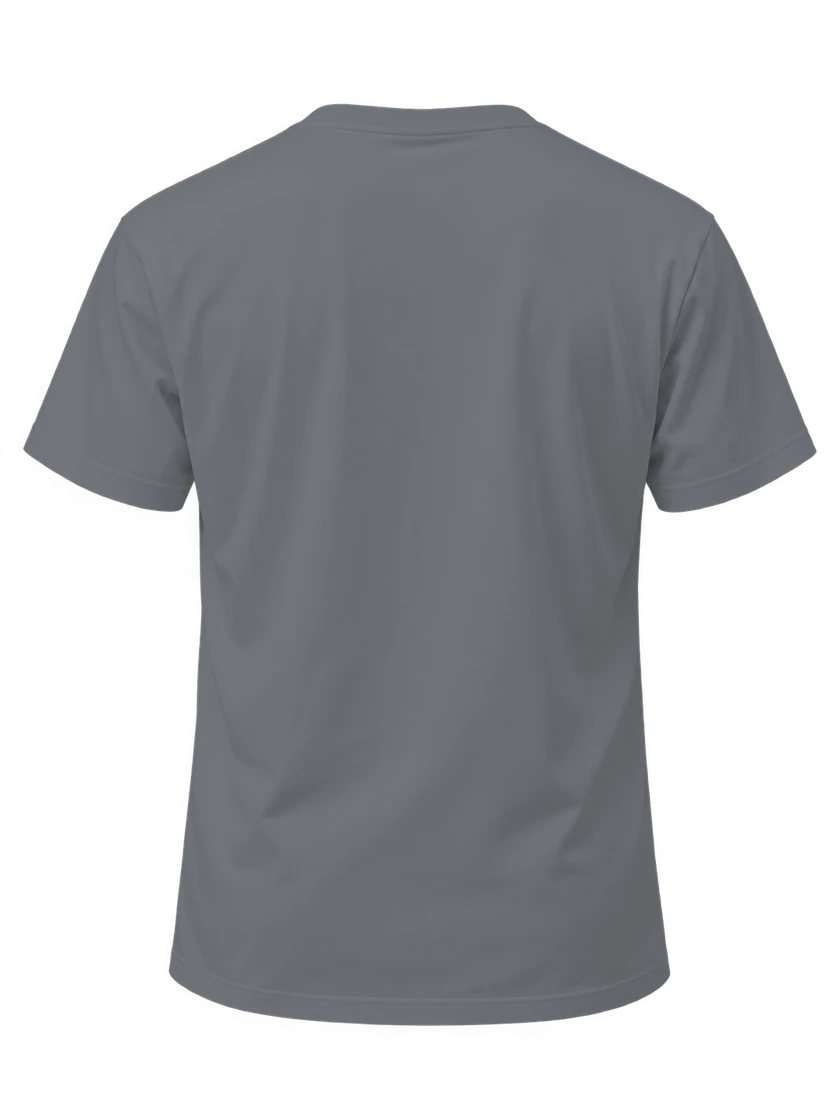 01 Concrete Grey T-shirt back view