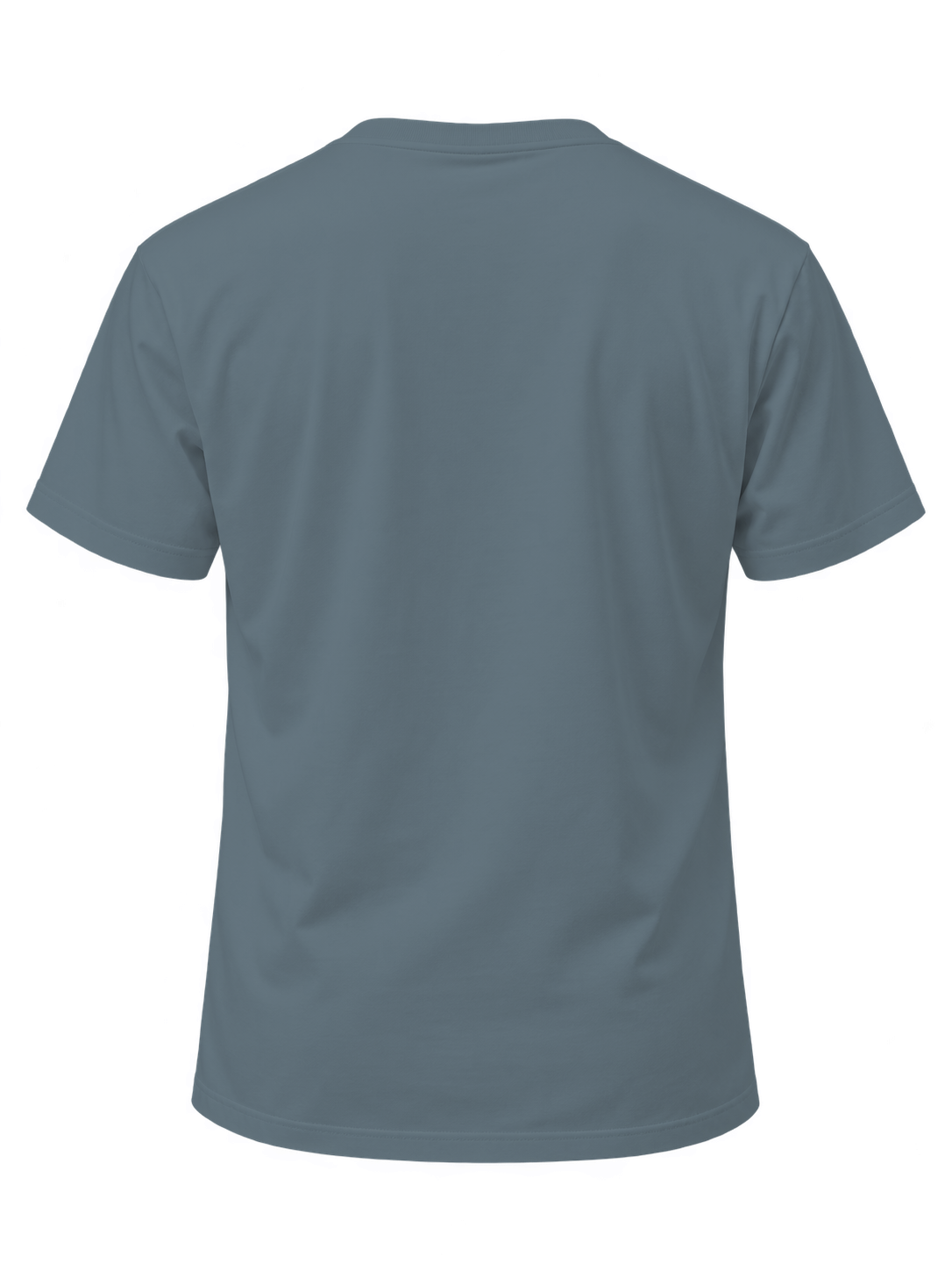05 Slate Blue T-shirt back view