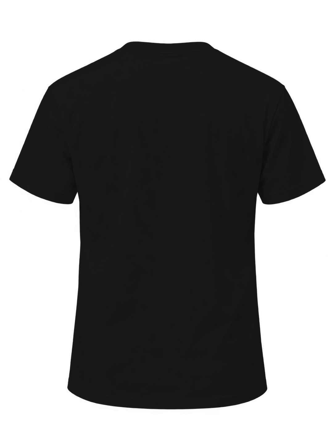 08 Black T-shirt back view